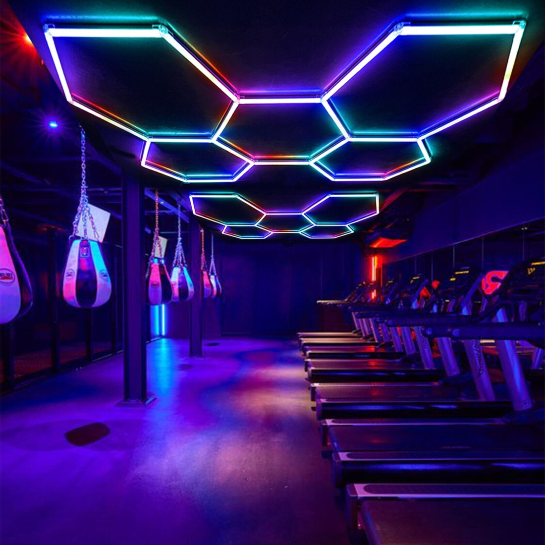 5 RGB Hexagon lamp