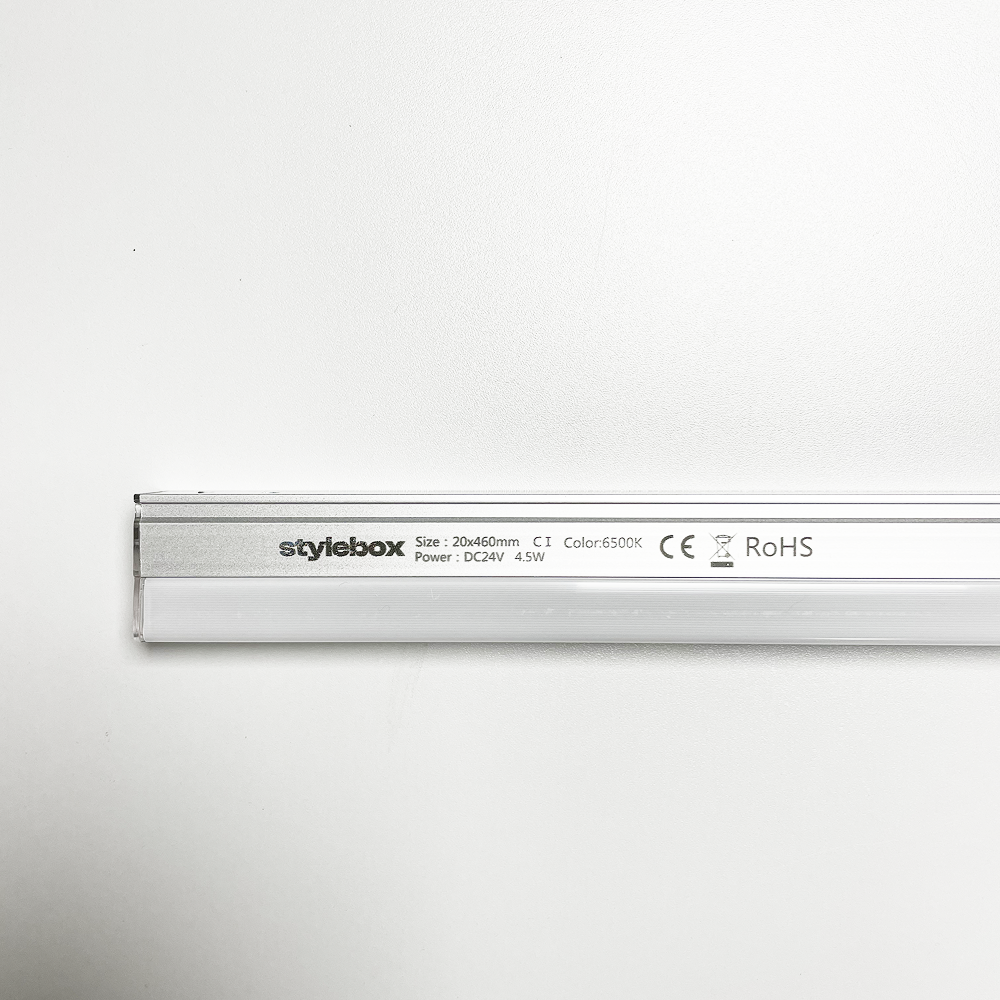 LED tube, 6500K, Dimmable, ZTC202, Stepless (0–100%), metal housing, 3-pole, 46cm